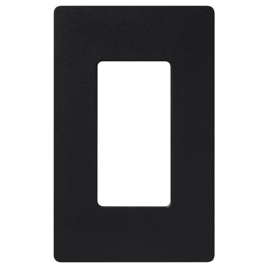 Lutron CW-1-BL 1-Gang Wallplate, Black