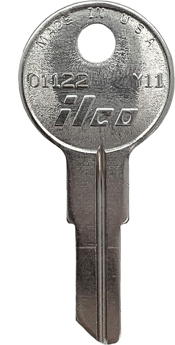 Kaba Ilco Y11-BR Key Blanks (10-Pack)