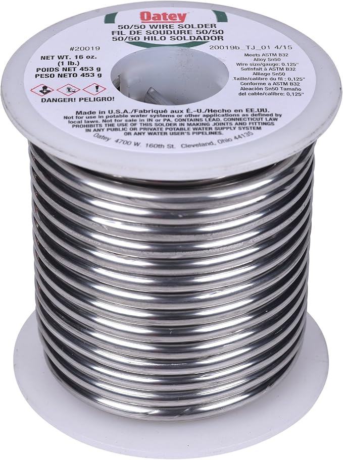 Oatey 20019 Leaded Splder, Silver, 1 lb