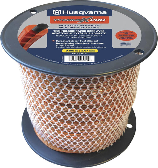Husqvarna 596781301 Titanium XPRO .105" Trimmer Line 690 ft., 3 lb. Spool