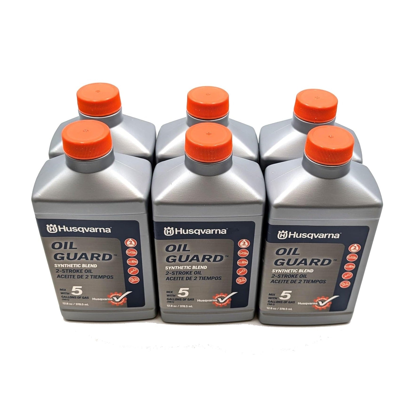 Husqvarna 593152703 Oil Guard 2-Stroke Oil for Power Cutters 12.8 oz. (6-Pack)