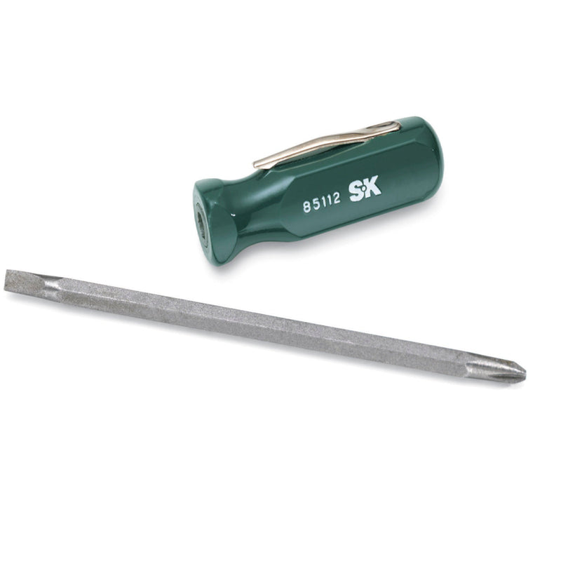 SK Tools 85112 2-in-1 SureGrip Pocket Multi-Bit Screwdriver