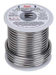Oatey 21115 Acid Core Wire Solder, Silver, 1lb