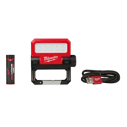 Milwaukee 2114-21 Lumens LED REDLITHIUM USB Pivoting Flood Light