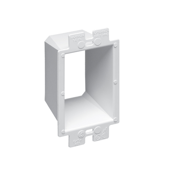 Arlington BE1 1-Gang Box Extender, Plastic (100-Pack)