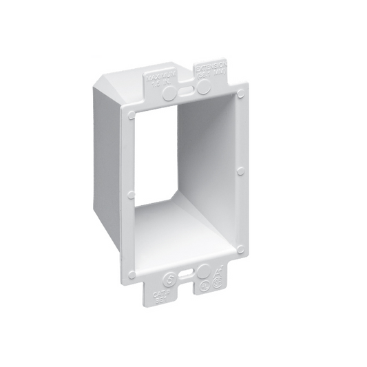 Arlington BE1 1-Gang Box Extender, Plastic (100-Pack)