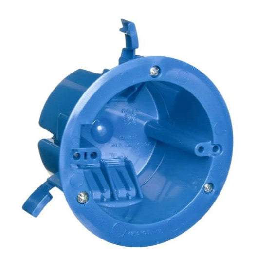 Carlon B618RR 1-Gang 18 in³ Electrical PVC Round Old Work Electrical Box