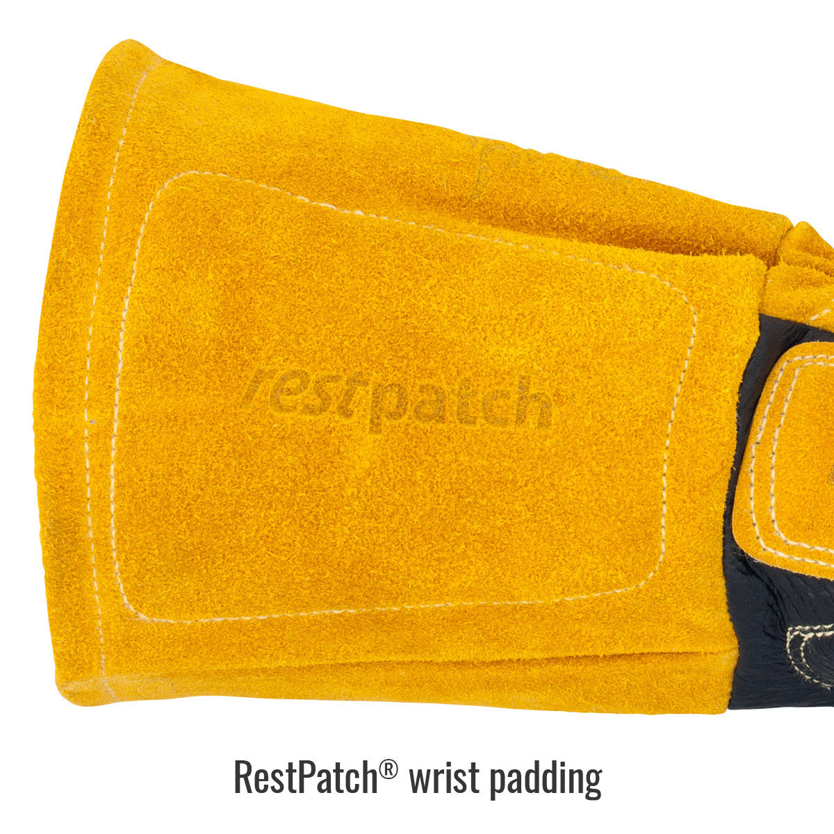 Black Stallion BM88-LG Cowhide Back MIG Welding Gloves, Large