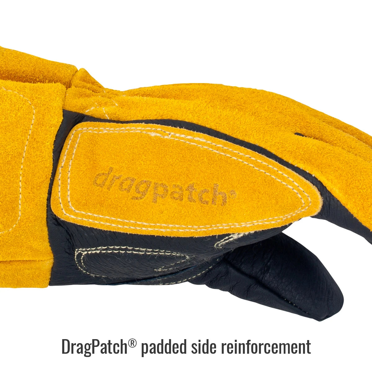 Black Stallion BM88-LG Cowhide Back MIG Welding Gloves, Large