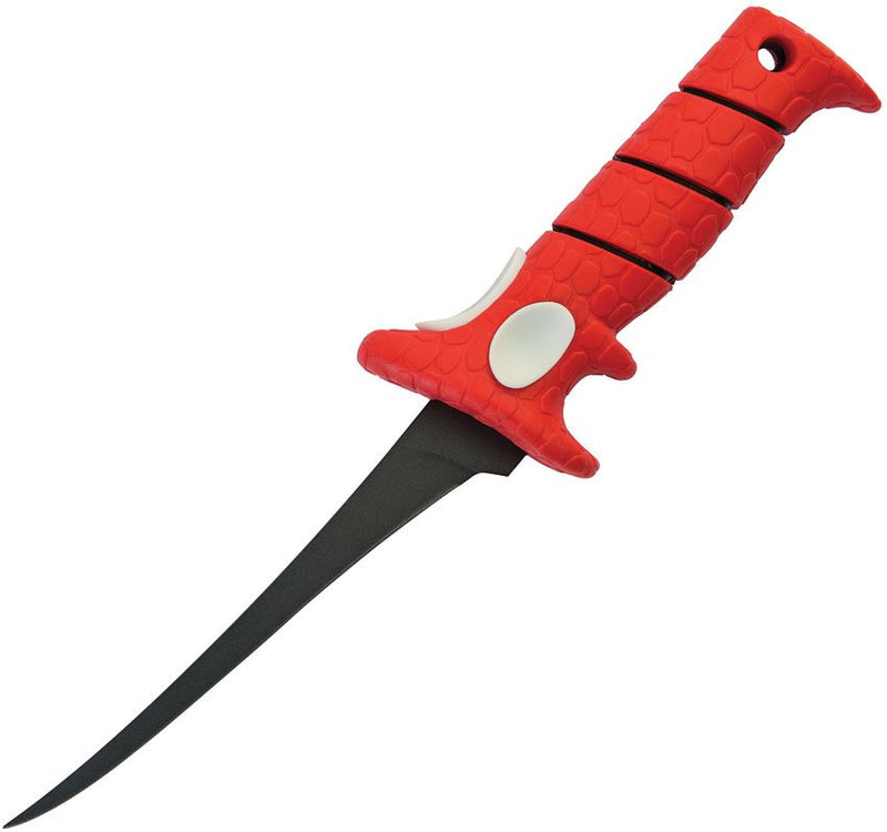 Bubba Blade BUB1085876 Whiffie Tapered Flex Fillet 5.75", Red