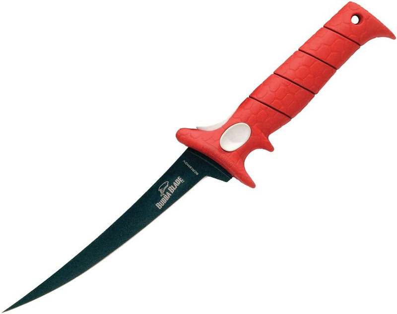 Bubba Blade BUB17F Tapered Flex Fillet Knife 7", Red