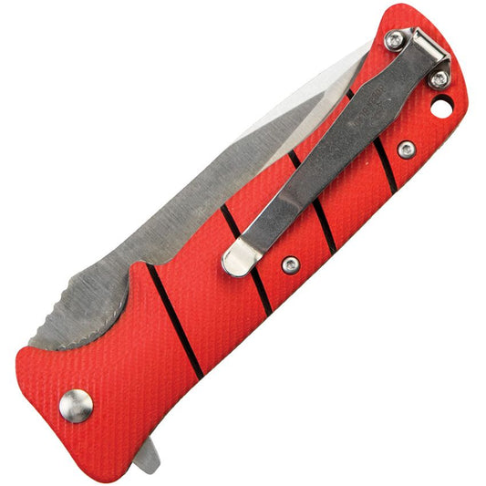 Bubba Blade BUBCLFK Sculpin Linerlock 3", Red