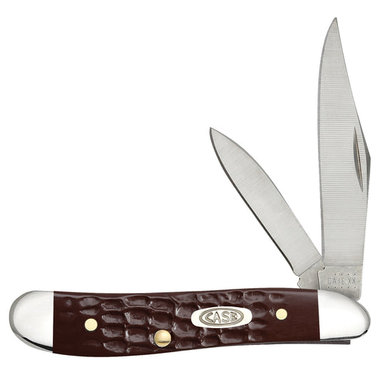 Case & Sons Cutlery 00046 6220 SS Brown Medium Peanut Knife