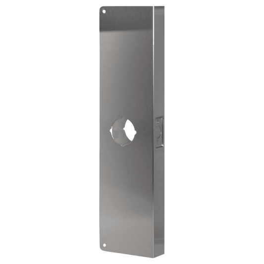 Don Jo 20-S-CW Wrap Around Plate, 5" x 20", 2-1/8" Hole for Cylindrical Lock