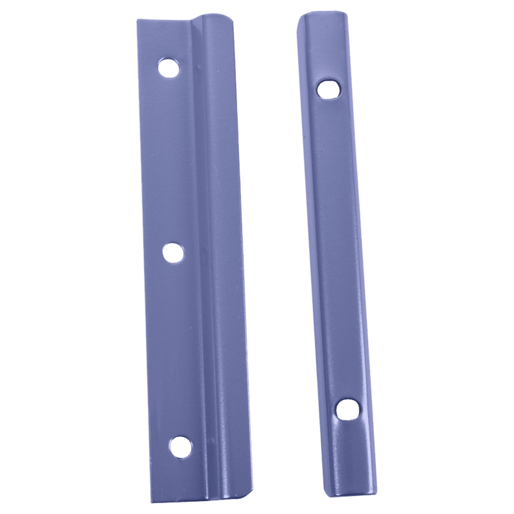 Don Jo ILP-206-SL Interlock Latch Protector for Inswinging Doors, Aluminum Painted Finish