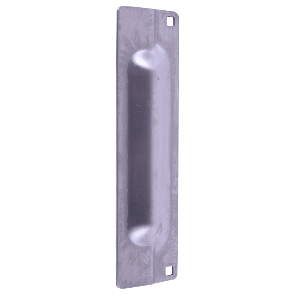 Don Jo MLP-111-630 Latch Protector for Outswinging Doors, Satin Stainless Steel Finish