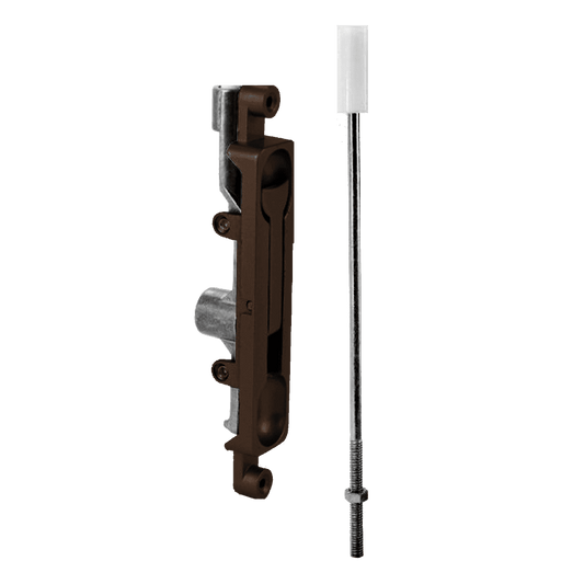 Don Jo 1550-DU Manual Flush Bolt for Aluminum Door, 1/8" Offset, 15/16" x 4 1/4" Faceplate