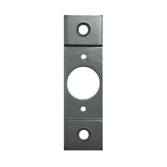 Don Jo CV-2414-SL Conversion Plate, 4-1/4" x 1-1/4" Steel, Aluminum Painted Finish