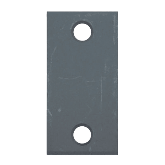 Don Jo FB-225-PC Flush Bolt Strike Filler Plate, 2-1/4" x 15/16"