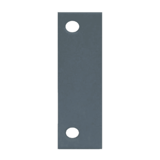 Don Jo HF-45 Door Hinge Cut Out Filler Plate, 4-1/2" x 1-3/4", Primed for Painting