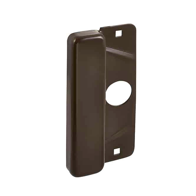 Don Jo ELP-208-DU Latch Protector for Outswinging Doors with Electric Strikes