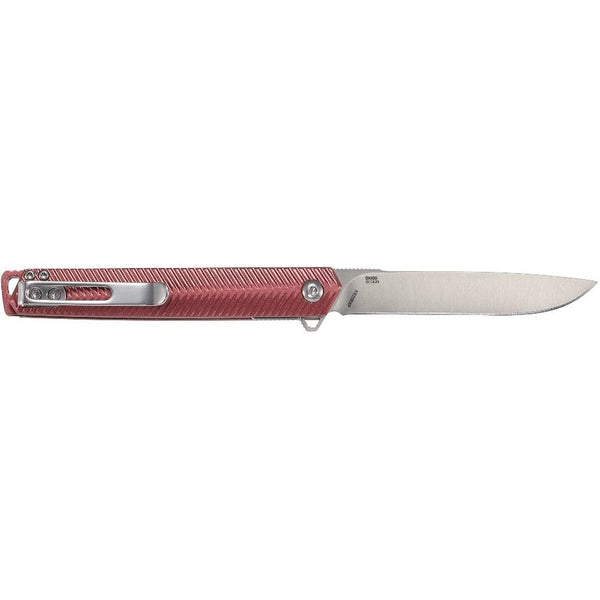 CRKT 820BXP Stylus Folding Knife Assisted Opening 3 1/5" Blade, Maroon