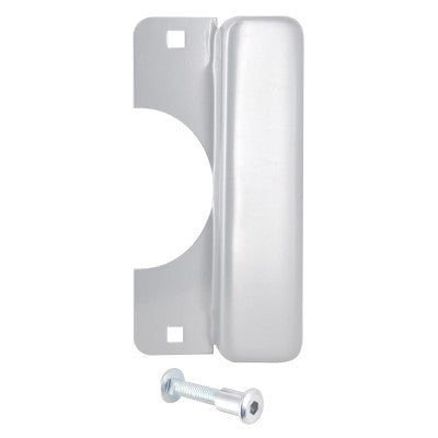 Don Jo LELP-208-EBF-SL Latch Protector, 3-1/2" x 8”, Aluminum Painted Finish