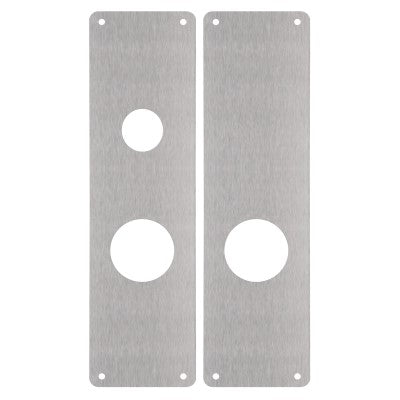 Don Jo RP-9080-630 Remodeler Plate Pair, 3-1/2" x 12”, Satin Stainless Steel Finish