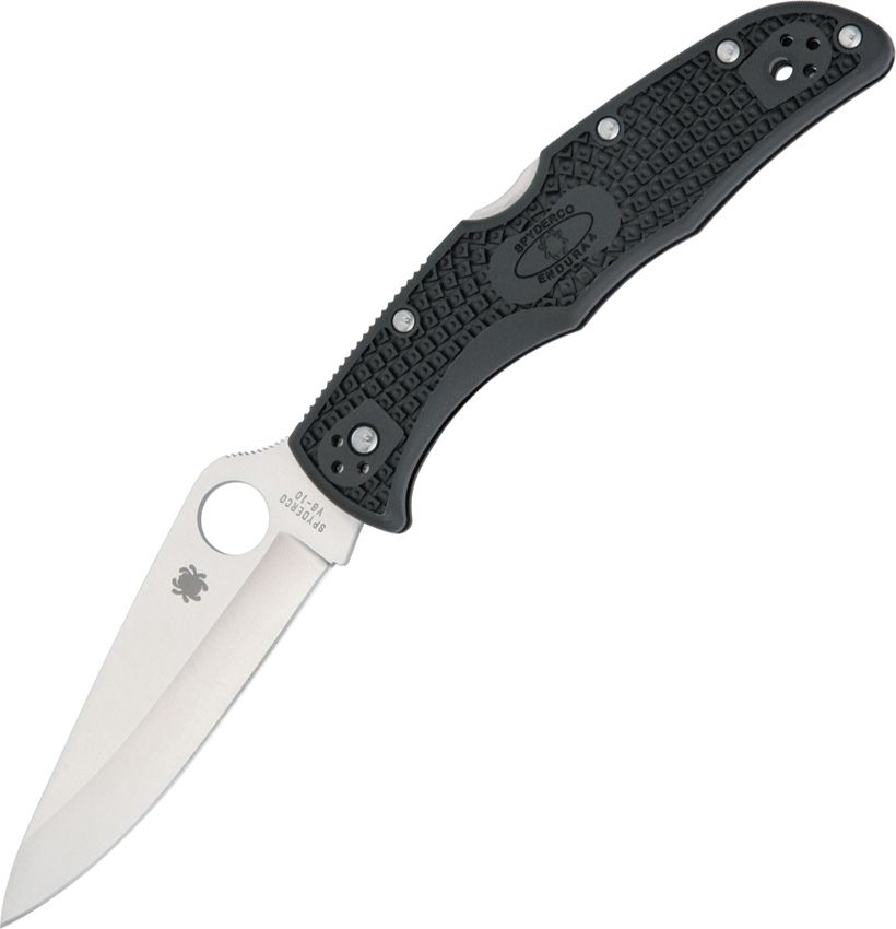 Spyderco SC10PBK Endura 4 Lockback, Black