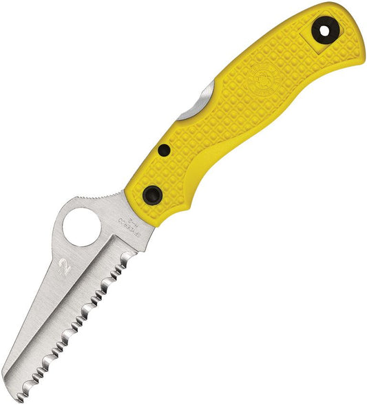 Spyderco SC118SYL Saver Salt Lockback, Yellow