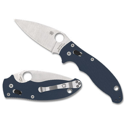Spyderco C101GPCBL2 Manix 2 CPM BLUE