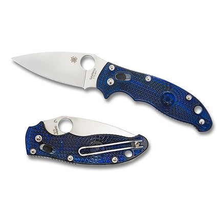 Spyderco C101PBL2 Manix 2 SL/PL Trans/Blue