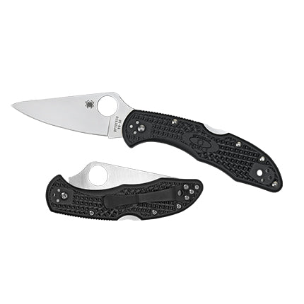 Spyderco C11FPBK Delica SL/PL Black Flat Ground