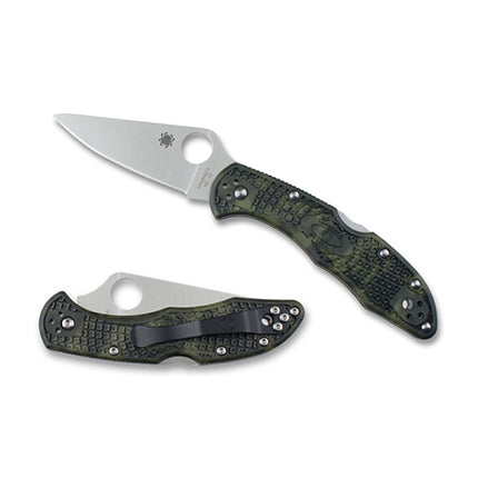 Spyderco C11ZFPGR Delica SL/PL Zome Green