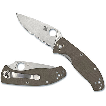 Spyderco C122GBNM4PS Tenacious Brown G-10 CPM M4