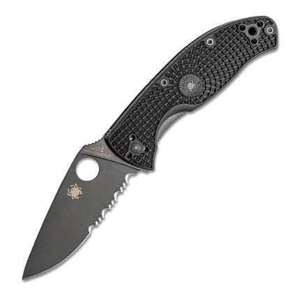 Spyderco C122PSBBK Tenacious BL/PS