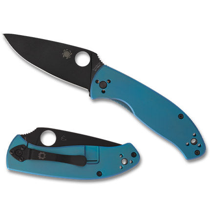 Spyderco C122TIBLBKP Tenacious PL Black/Blue