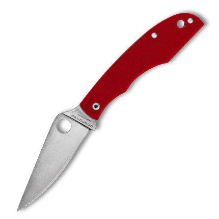 Spyderco C138GRDP Grasshopper Red G-10