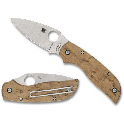 Spyderco C152NLWDP Chaparral Slippit Maple