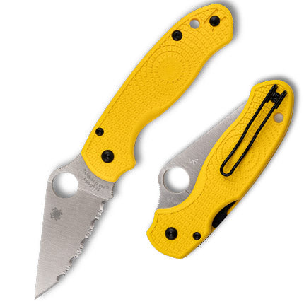 Spyderco C223SYL Para 3 Salt Yellow CPM