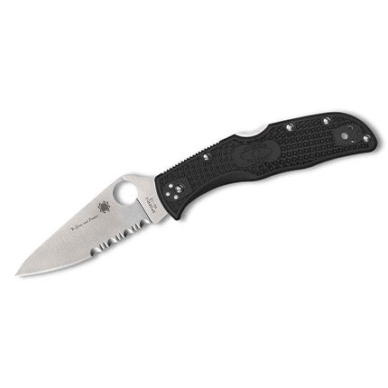 Spyderco C243FPSBKBL Endela SL/PS Black with Blue Line