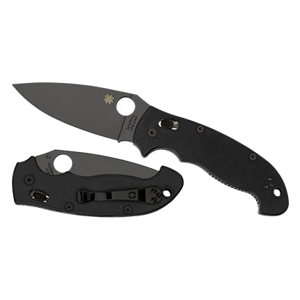 Spyderco C95GPBBK2 Manix 2 XL BL/PL Black G10