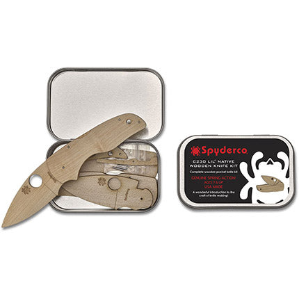 Spyderco WDKIT2 C230 Lil Native Wooden Knife