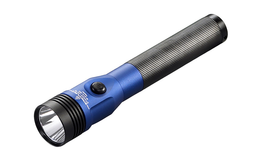Streamlight 75476 Stinger LED HL 800 Lumen Rechargeable Flashlight 120V AC/ 12V DC PiggyBack Smart Charge, Blue