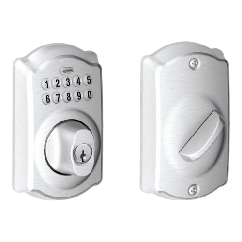 Schlage BE365 CAM Electronic Pushbutton Deadbolt Lock