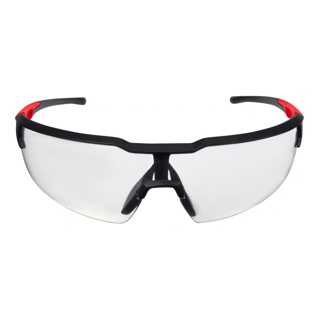Milwaukee 48-73-2010 Safety Glasses Black Red Anti-Scratch Polycarbonate