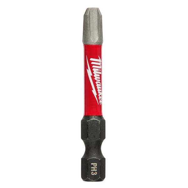 Milwaukee 48-32-4463 SHOCKWAVE 2” Impact Phillips #3 Power Bit