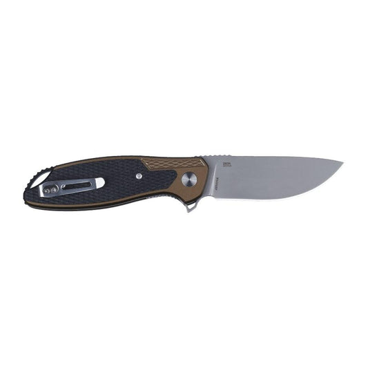 CRKT K360GXP Jake Folding Knife 3-3/10" Drop Point Blade, Black & Bronze