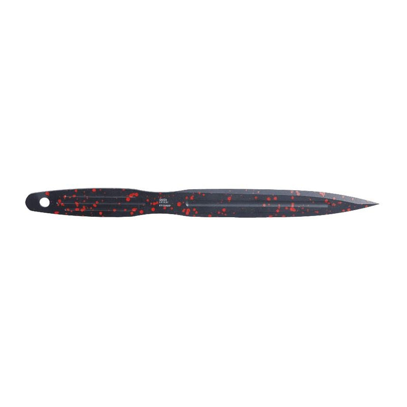 CRKT 930RKP Onion Throwing Knives 6-1/4" Spear Point Blade, Black and Red, 3/ct