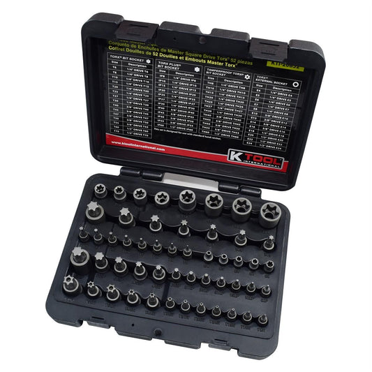 K Tool International KTI20852 Master Torx Socket Set (52-Piece)